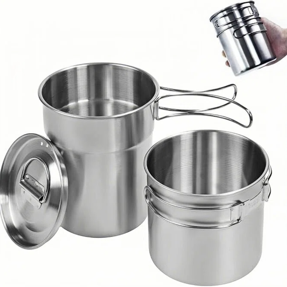 Camping Cooking Cup - Foldable Camping Cups Mugs Camping Pot