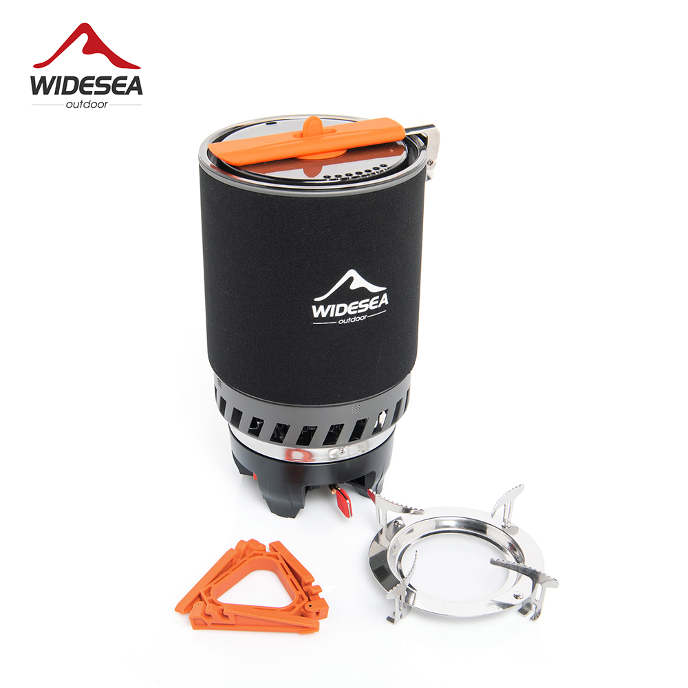 Camping Cooking Set 2 Person - Widesea Camping Cooking System with Heat