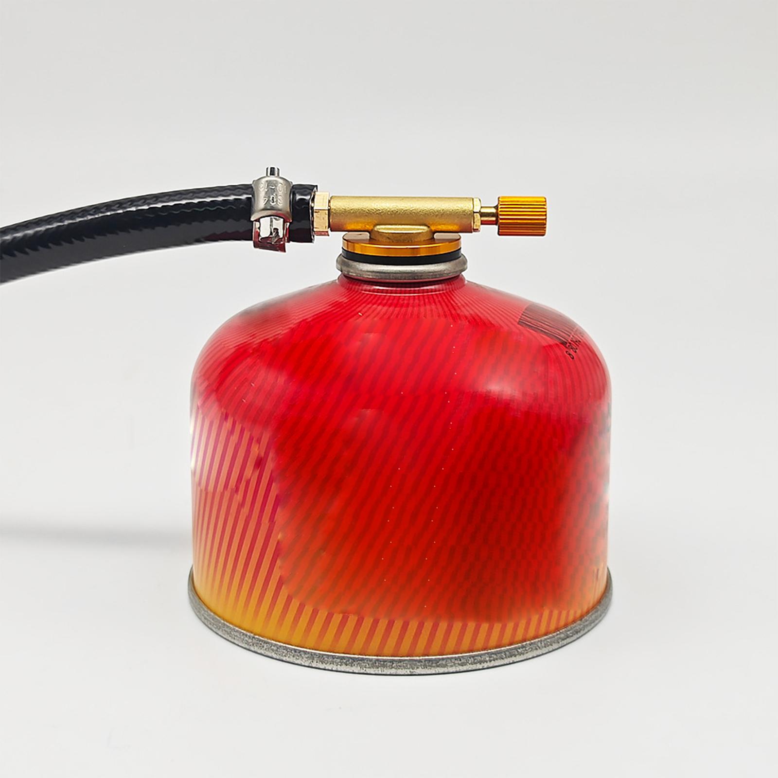 Camping Cooking Gas Stove - Gas Tank Refill Adapter Hose Portable