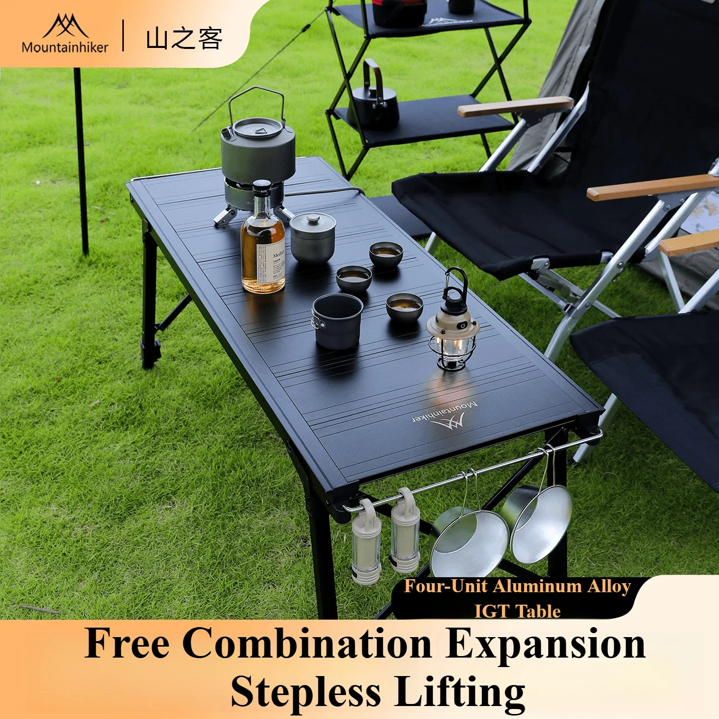 Camping Cooking Gas Stove - Mountainhiker Camping Folding Lift Removable Multi