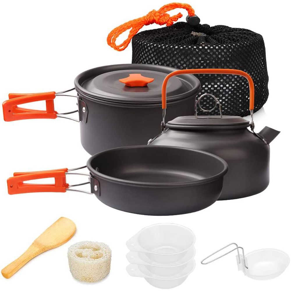 Camping Cooking Rack - 1pcs/1set Camping Cookware Kit Outdoor Cooking