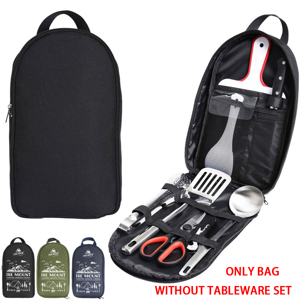 Camping Cooking Rack - 2024 Picnic Utensil Set Storage Bag