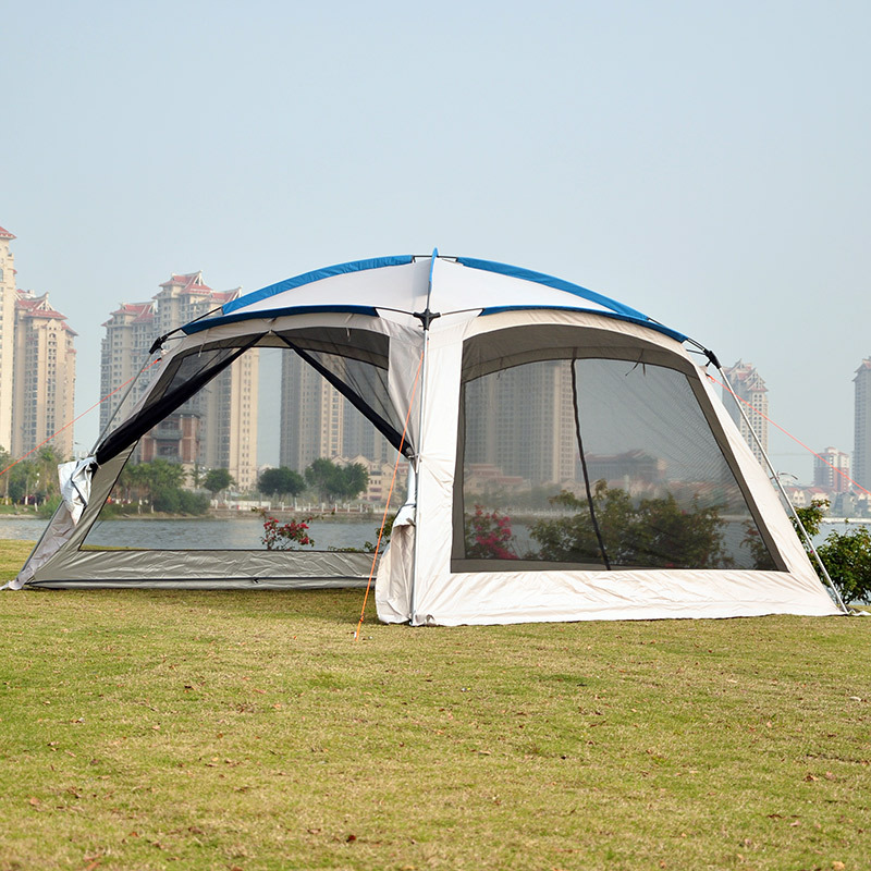 Camping Cooking Awning - Canopy Tent Oxford Rainproof Mosquito-proof 6-8