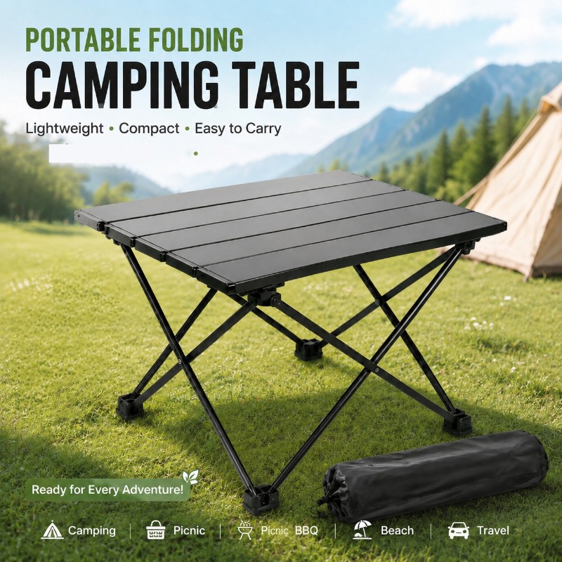 Camping Cooking Rack - Lightweight Portable Foldable Camping Table Foldable