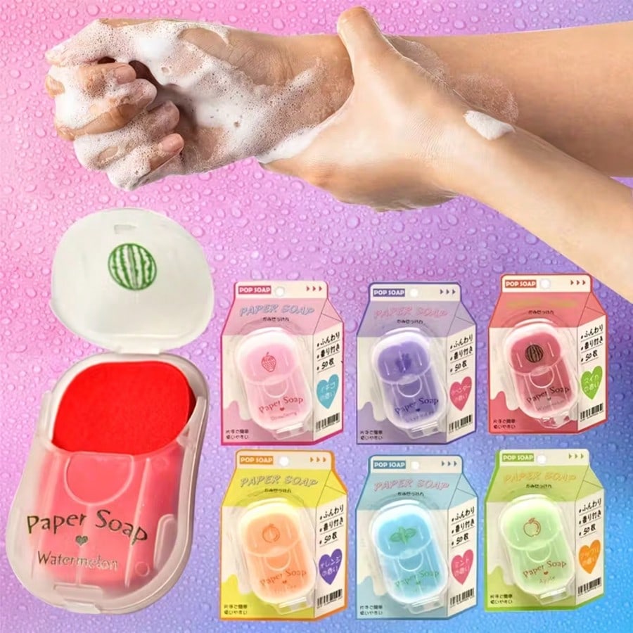 Portable Disposable Paper Soap - Biodegradable Soap Camp recension och pris