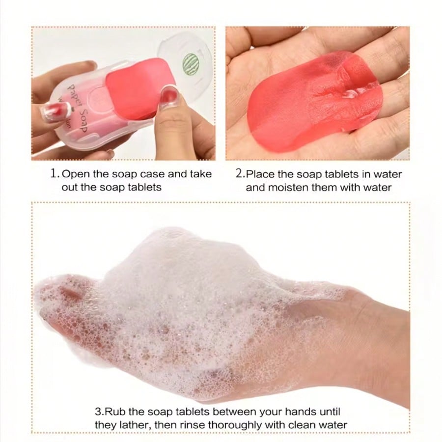 Portable Disposable Paper Soap - Biodegradable Soap Camp recension och pris