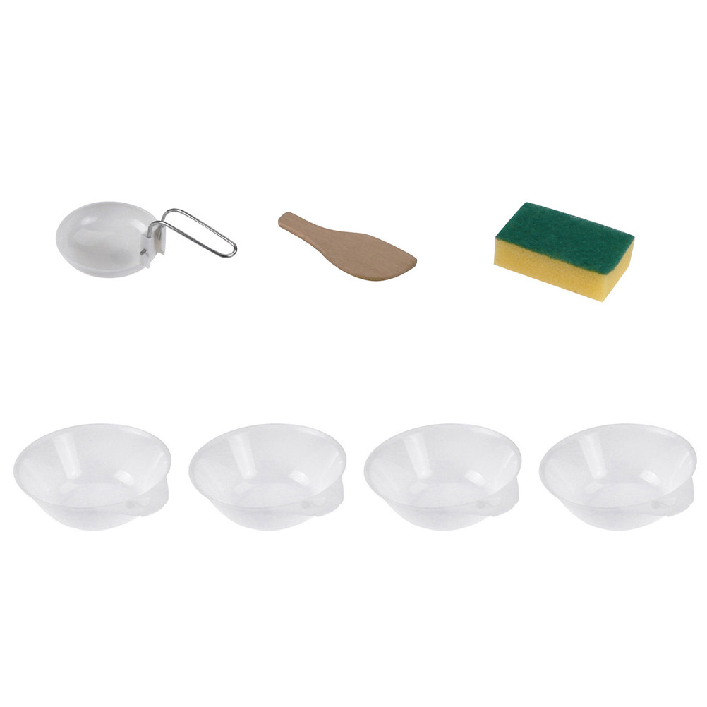7Pcs Compact Camping Tableware - Camping Cooking Set Compact recension och pris