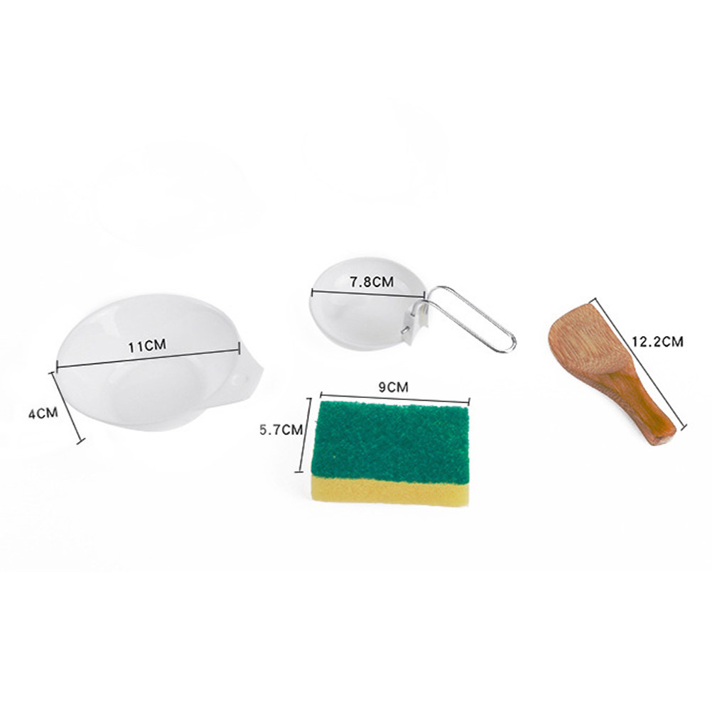 7Pcs Compact Camping Tableware - Camping Cooking Set Compact recension och pris