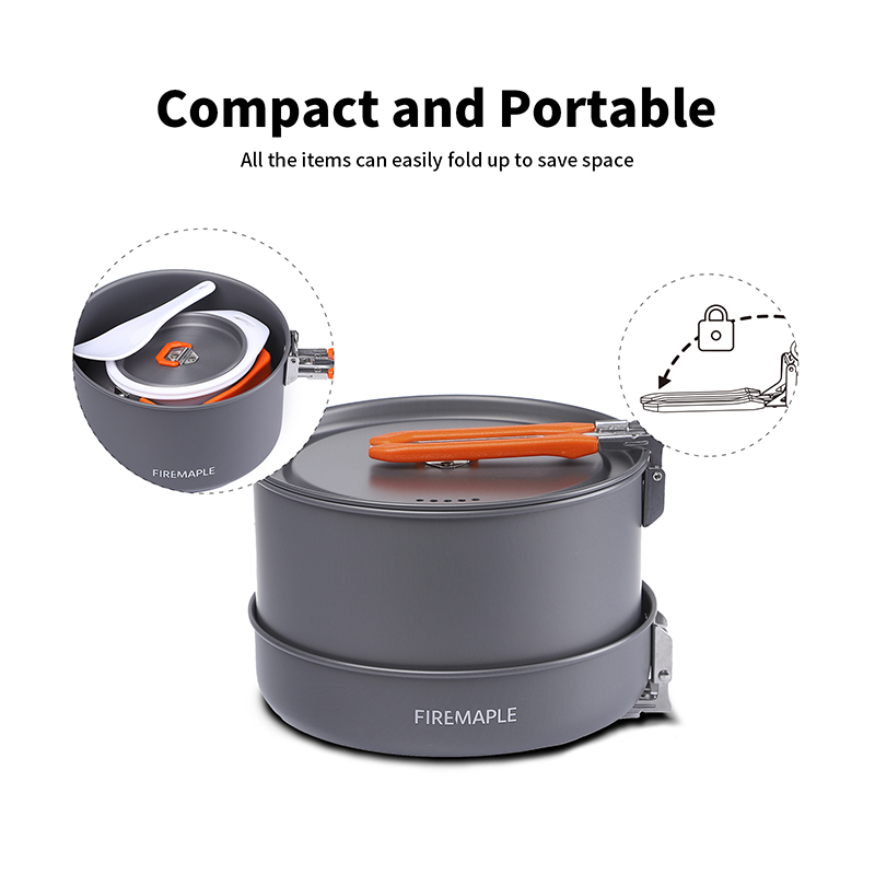 Fire Maple 4-5 Person Cookware - Camping Cooking Set 2 Person recension och pris