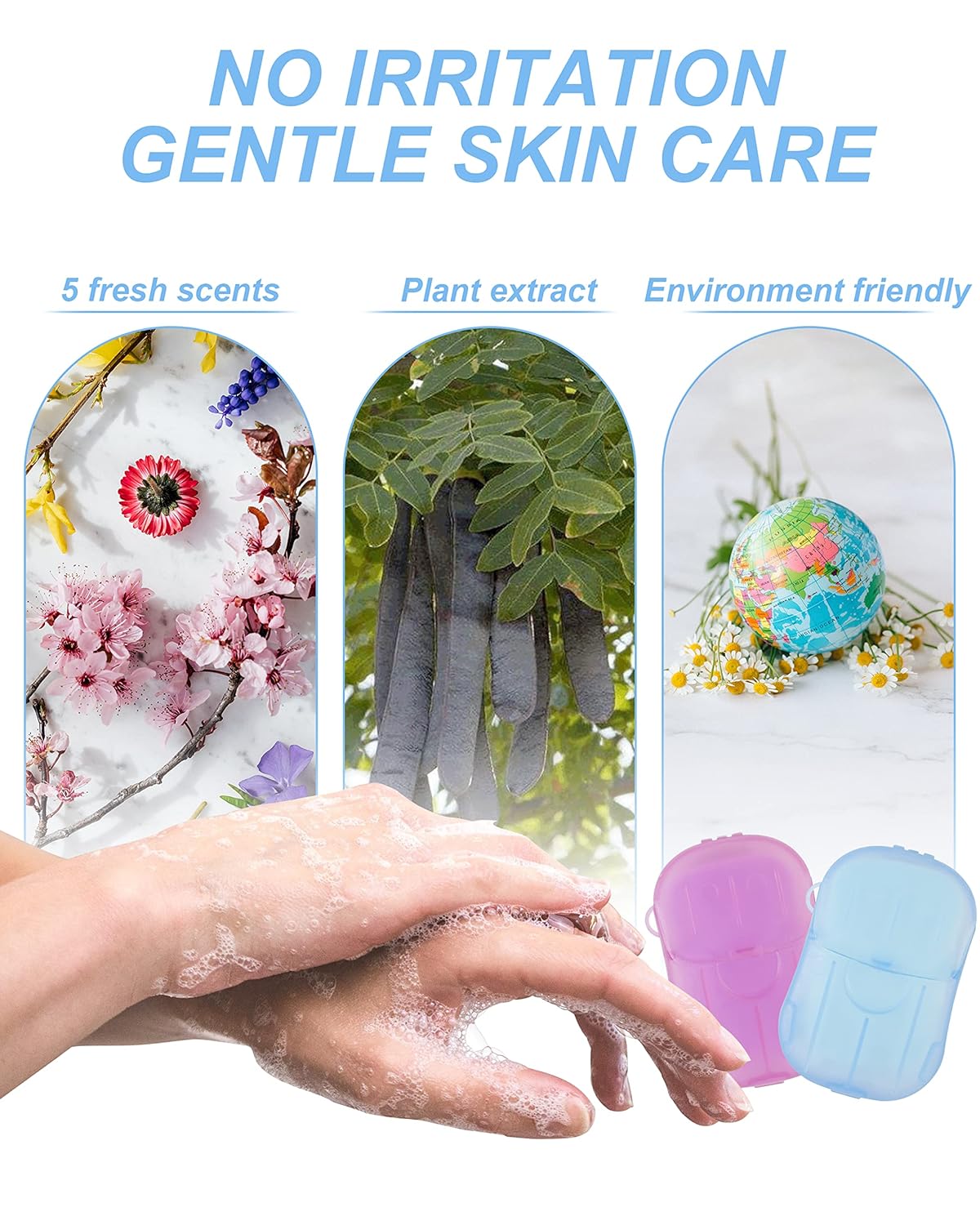 5/10/20 Boxes Scented Hand Soa - Biodegradable Soap Camp recension och pris
