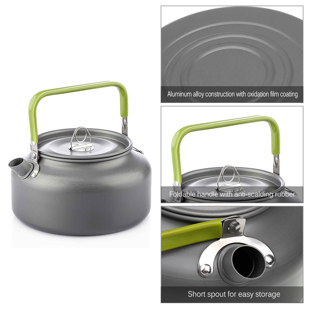 Portable Outdoor Water Kettle  - Camping Cooking Set 2 Person recension och pris