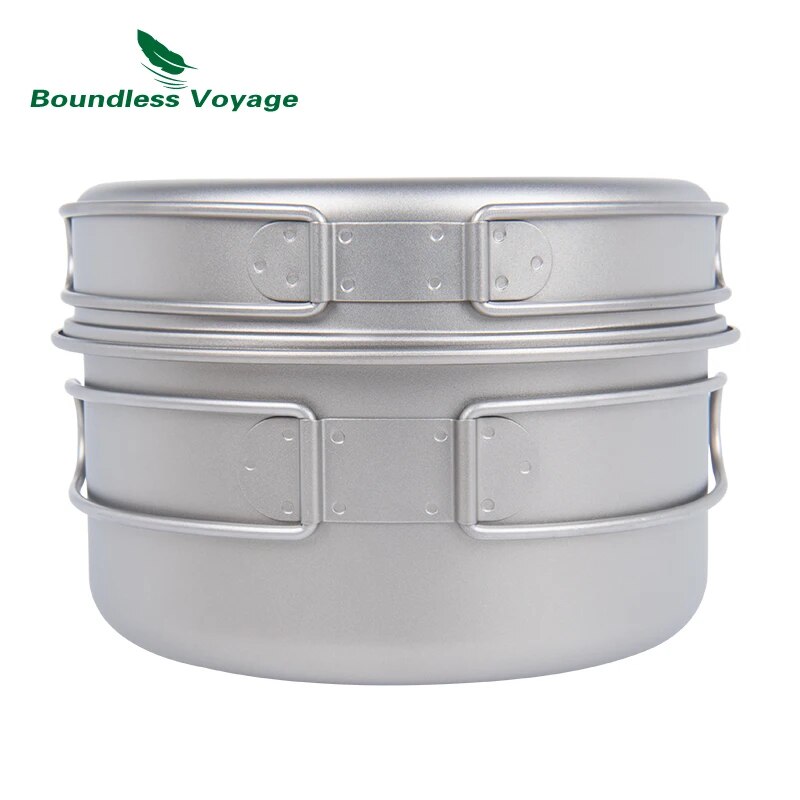 Boundless Voyage Titanium Pot  - Camping Cooking Set Compact recension och pris