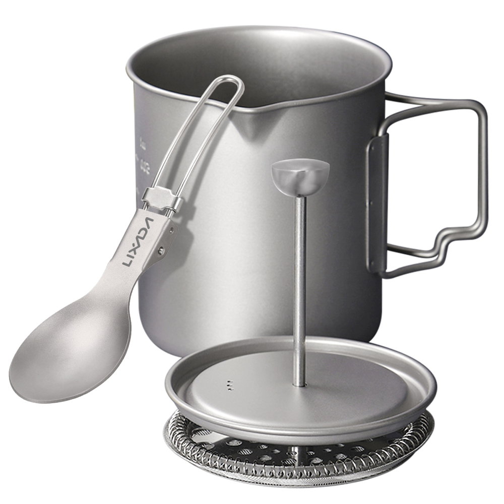 Lixada 750ml Titanium Coffee C - Camping Cooking Cup recension och pris