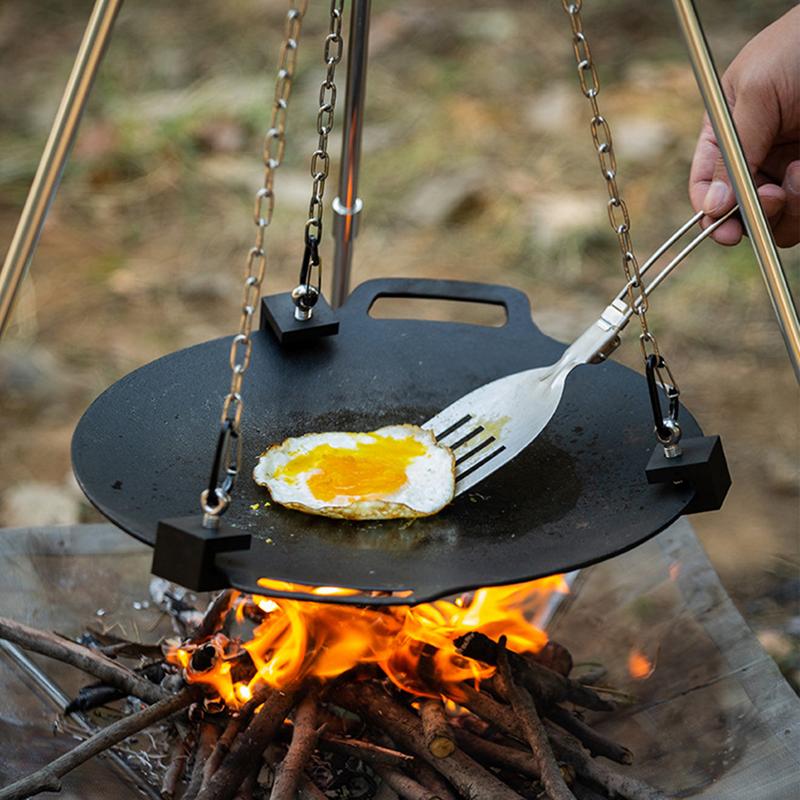 Aluminum Camping Bonfire Tripo - Camping Cooking One Pot recension och pris