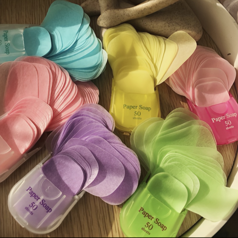 50pcs Portable Soap Sheets | U - Biodegradable Soap Camp recension och pris