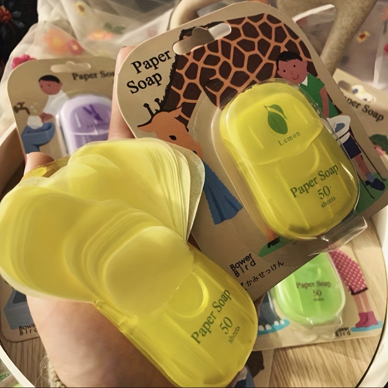 50pcs Portable Soap Sheets | U - Biodegradable Soap Camp recension och pris