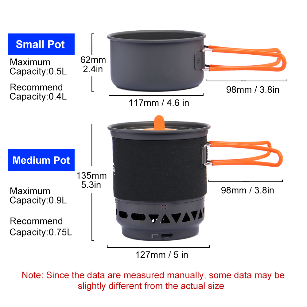 Widesea Camping Cooking System - Camping Cooking Set 2 Person recension och pris