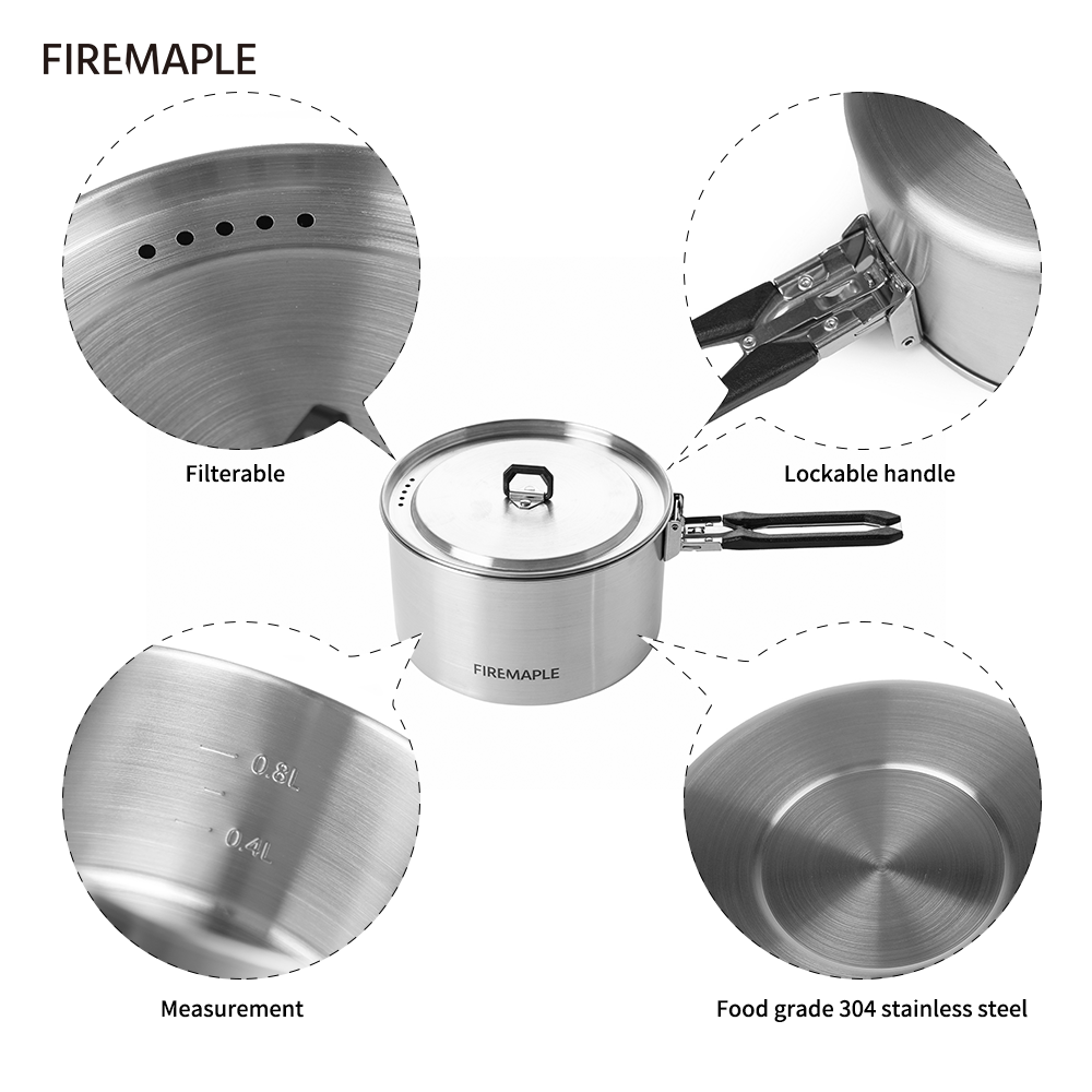 Fire Maple Camping Cookware Hi - Camping Cooking Set Compact recension och pris