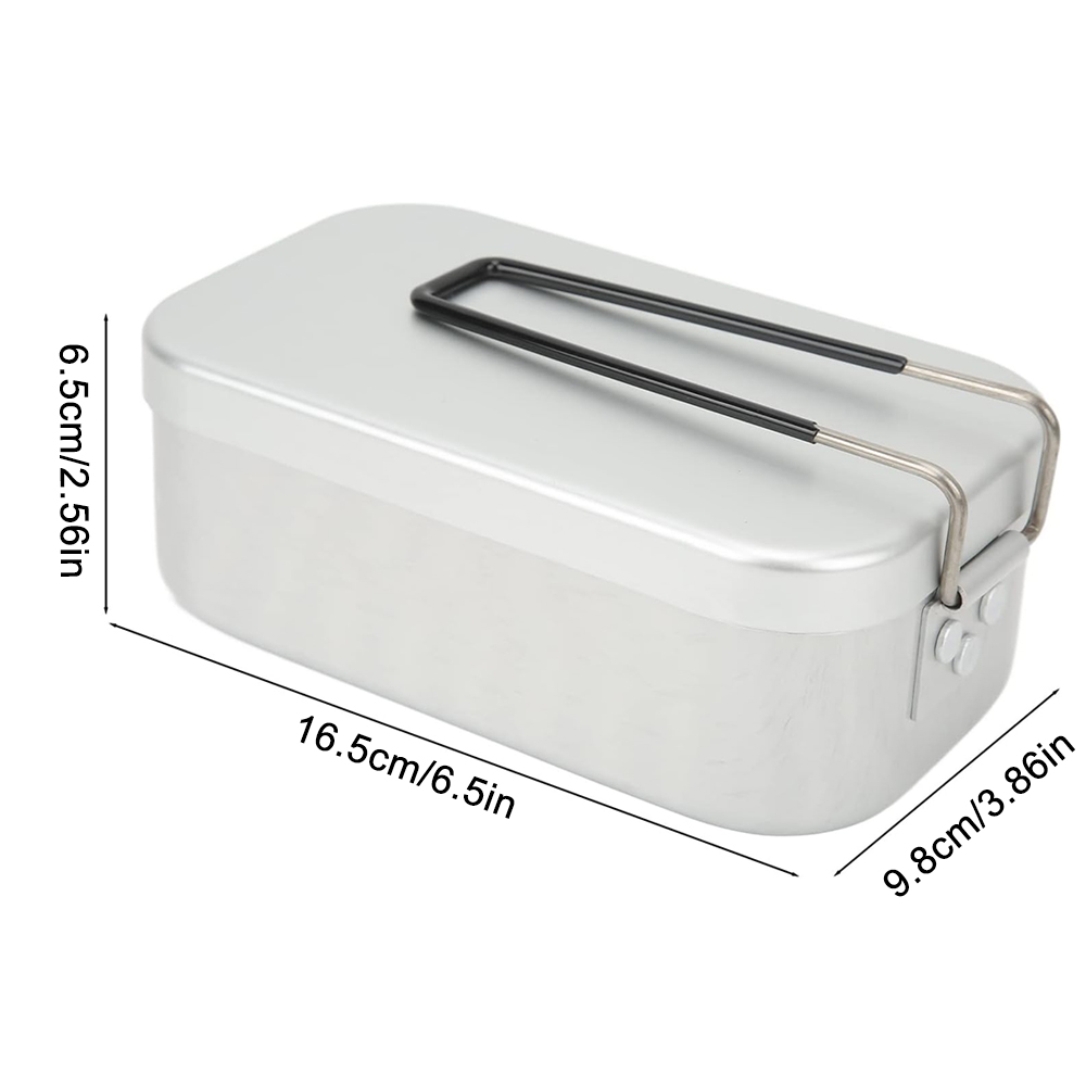 800ML Aluminum Lunch Boxes Out - Camping Cooking Rack recension och pris