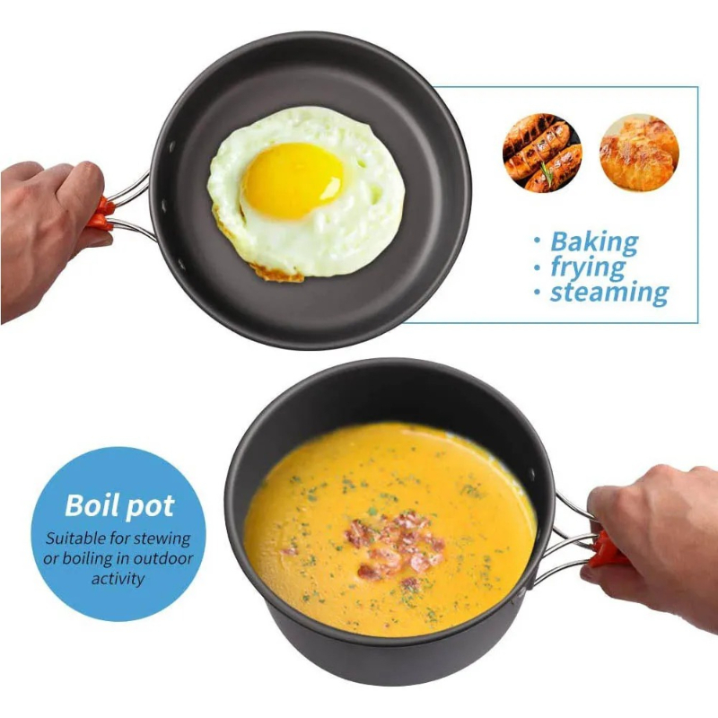 Camping Cooking Set, Outdoor K - Camping Cooking Cup recension och pris