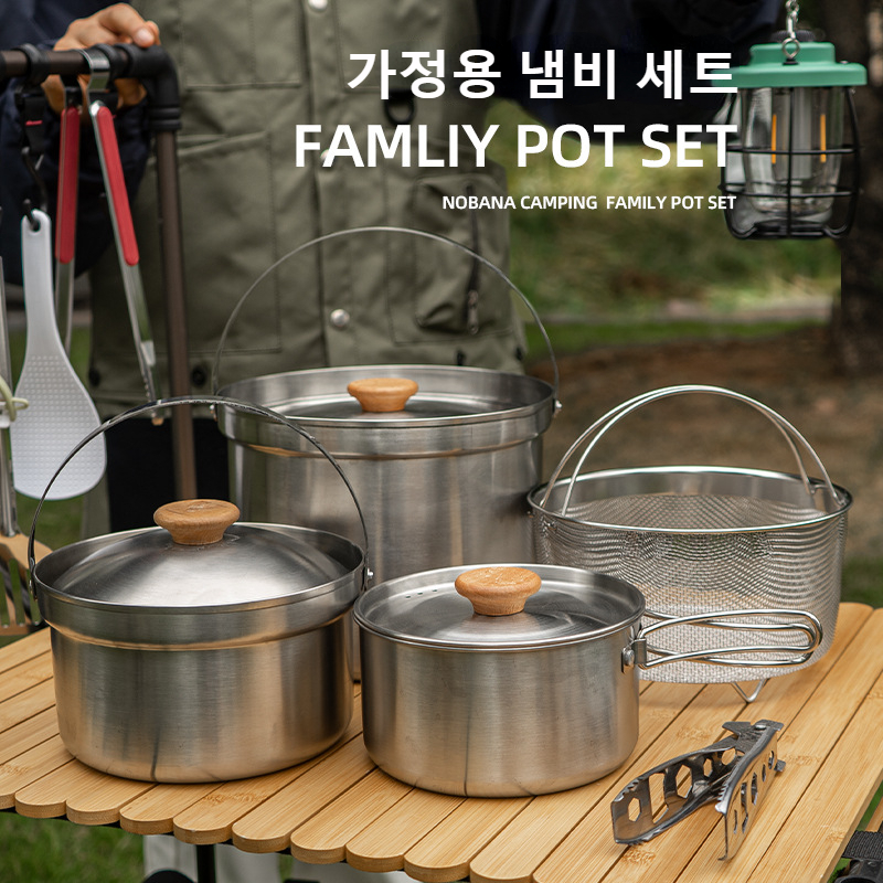 NOBANA Newest Outdoor Stainles - Camping Cooking Cup recension och pris