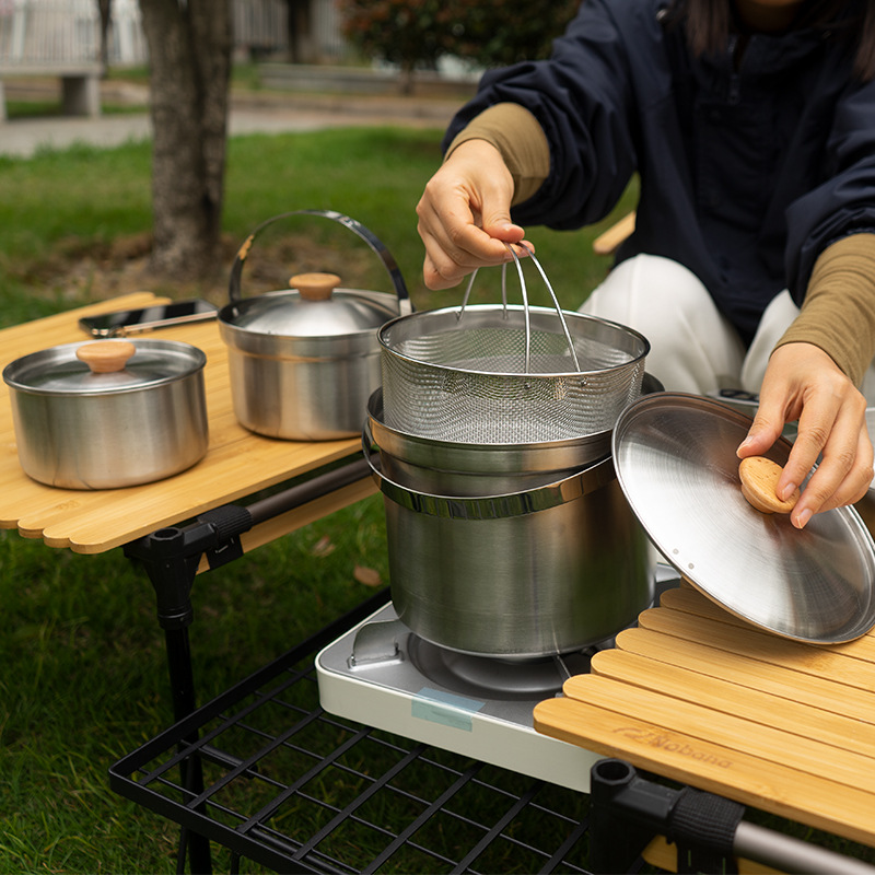 NOBANA Newest Outdoor Stainles - Camping Cooking Cup recension och pris
