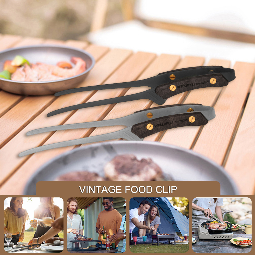 BBQ Grill Barbecue Tong Vintag - Vintage Camping Cooking Set recension och pris