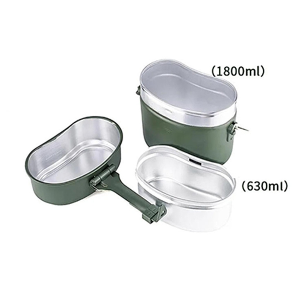 3 Pcs Aluminum Lunch Box Set 6 - Camping Cooking Set Compact recension och pris