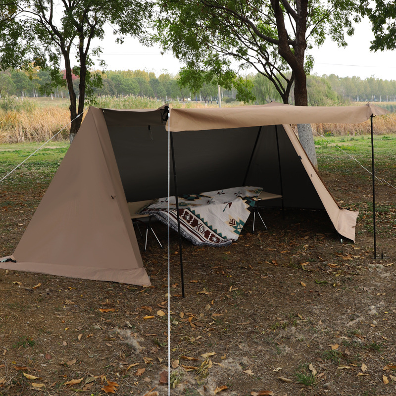 Camping Outdoor Double Peaks C - Camping Cooking Awning recension och pris