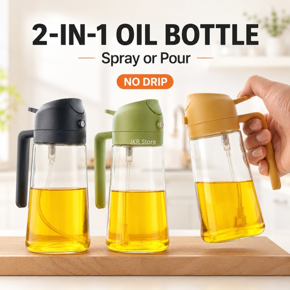 2 in 1 Olive Oil Sprayer Dispe - Camping Cooking Bbq recension och pris