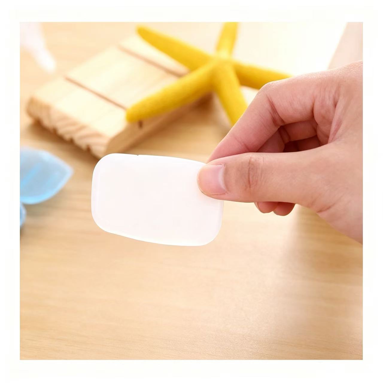 3pcs Portable Soap Paper Sheet - Biodegradable Soap Camp recension och pris