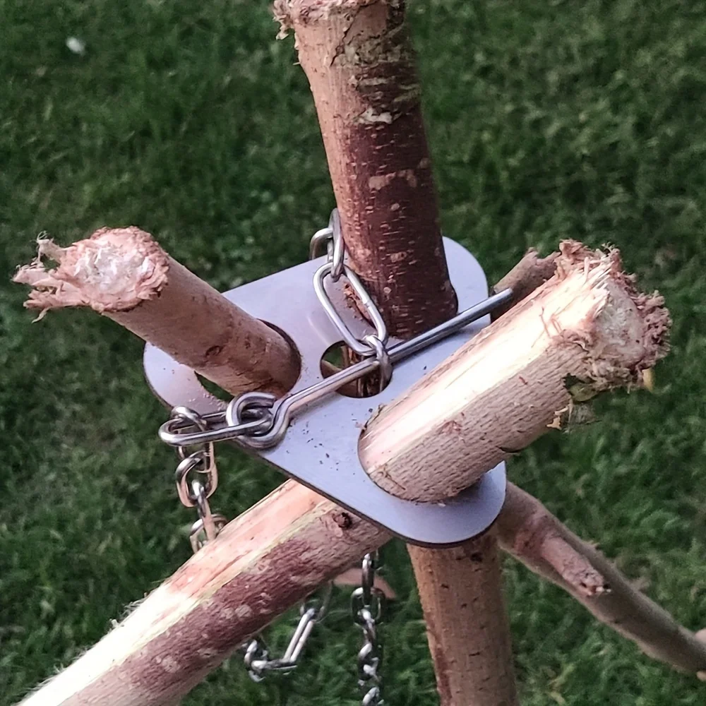 Stainless Steel Camping Tripod - Camping Cooking Rack recension och pris