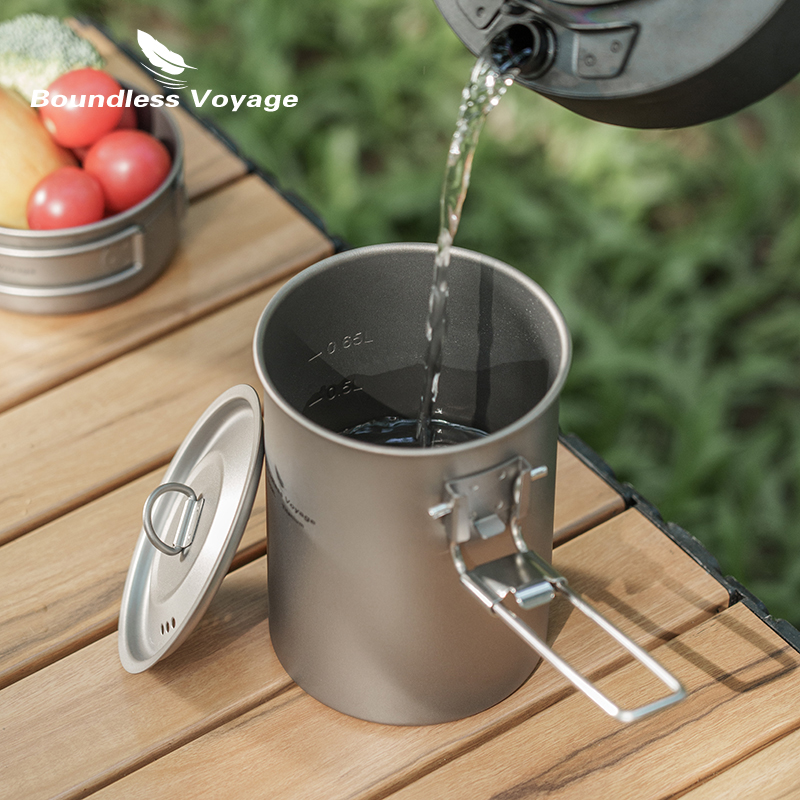 Boundless Voyage 900ml Titaniu - Camping Cooking Cup recension och pris