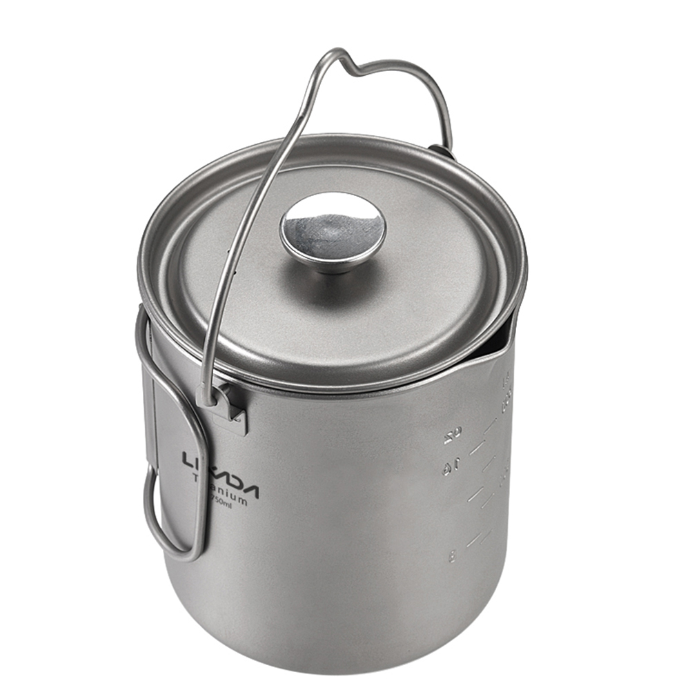 Lixada 750ml Titanium Coffee C - Camping Cooking Cup recension och pris