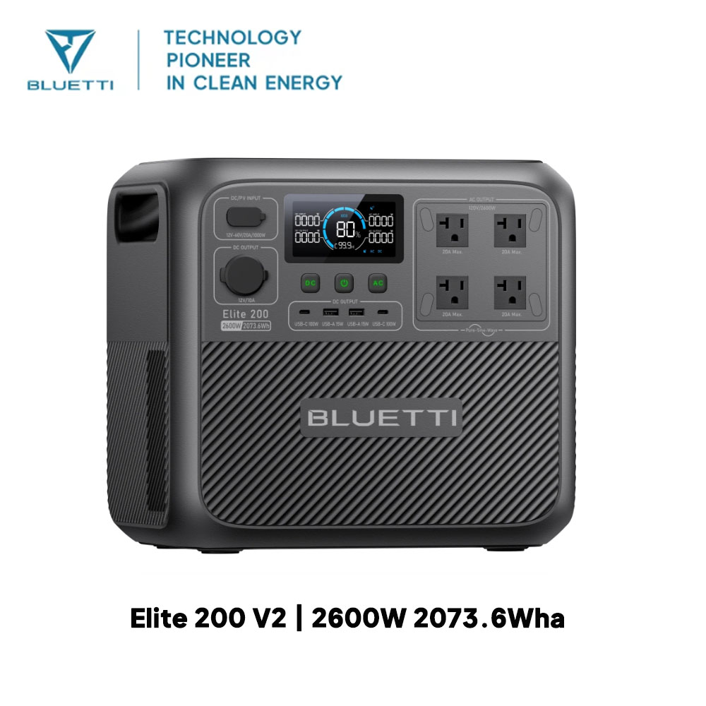 【Renew】BLUETTI Elite 200 V2 Po - Solar Oven Camp recension och pris