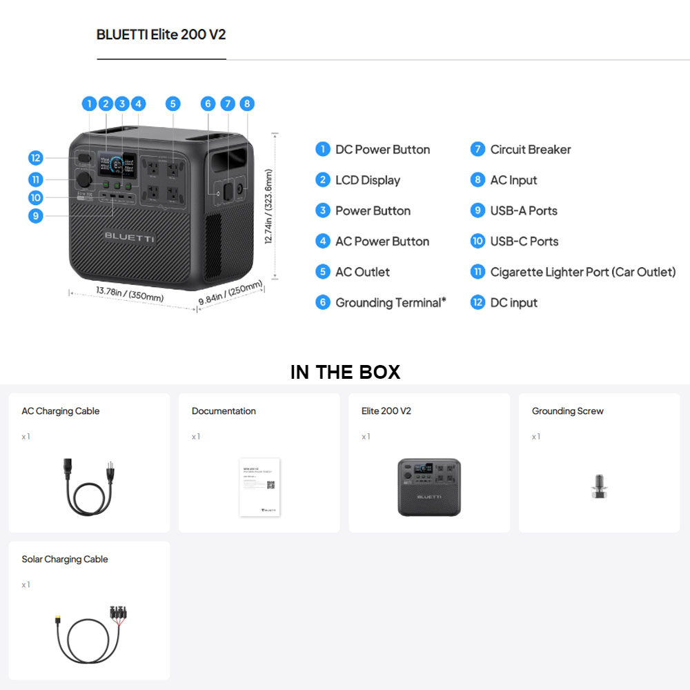 【Renew】BLUETTI Elite 200 V2 Po - Solar Oven Camp recension och pris