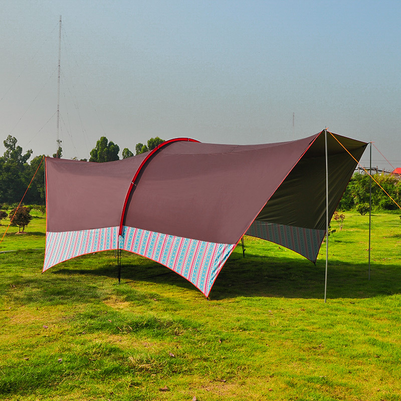 Large multi-person awning with - Camping Cooking Awning recension och pris