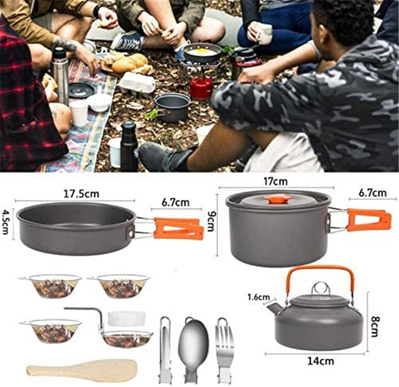 2~3 Person Outdoor Camping and - Camping Cooking Set 2 Person recension och pris