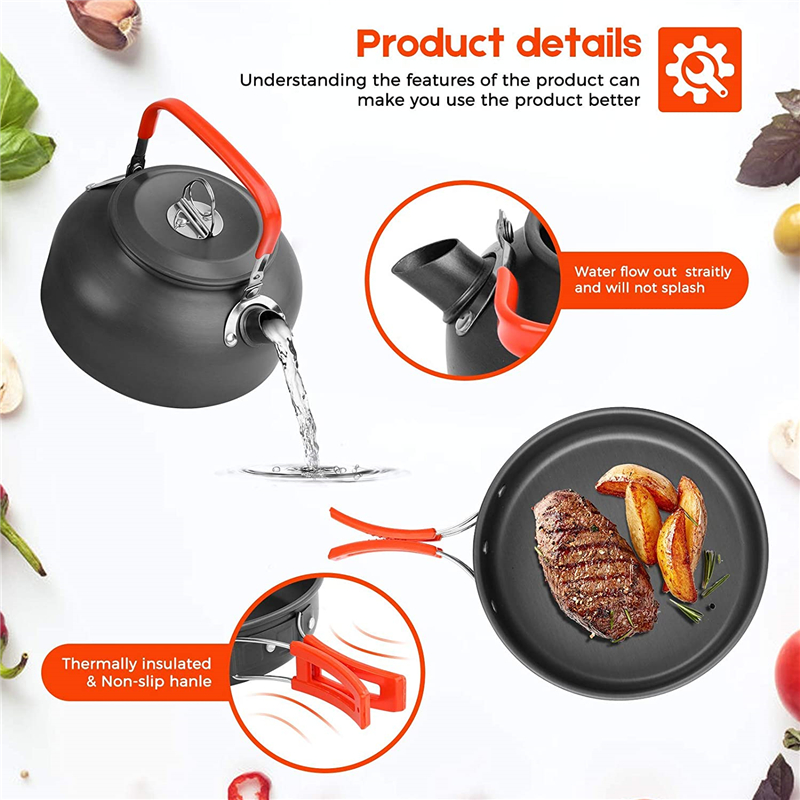 2~3 Person Outdoor Camping and - Camping Cooking Set 2 Person recension och pris