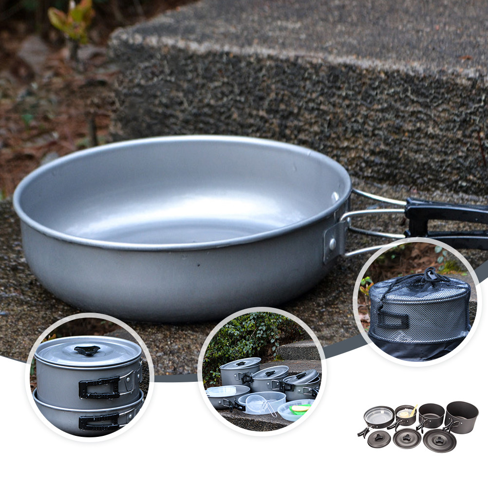 1Set Compact Camping Cookware  - Camping Cooking Set Compact recension och pris