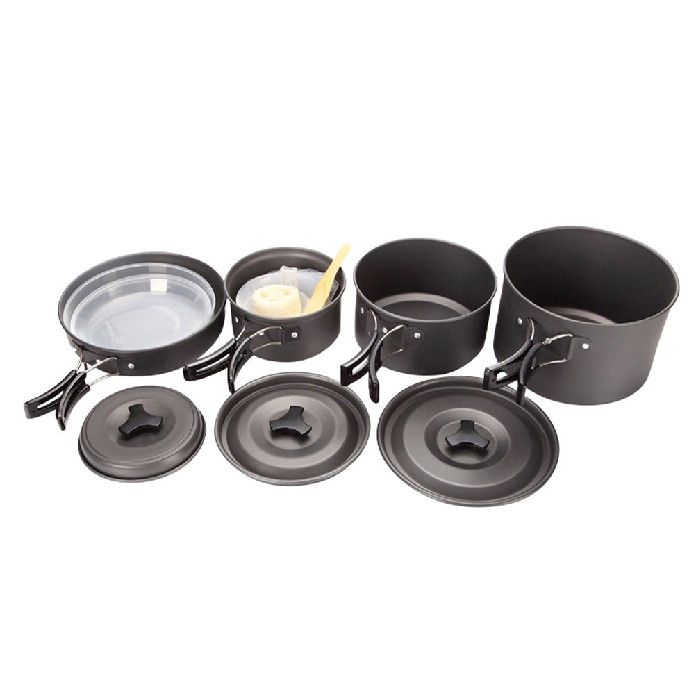 1Set Compact Camping Cookware  - Camping Cooking Set Compact recension och pris