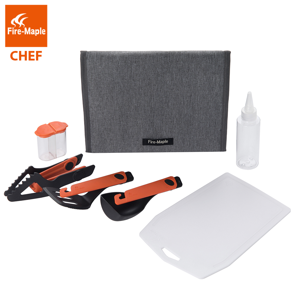 Fire Maple Chef Cooking Utensi - Camping Cooking Essentials Kit recension och pris