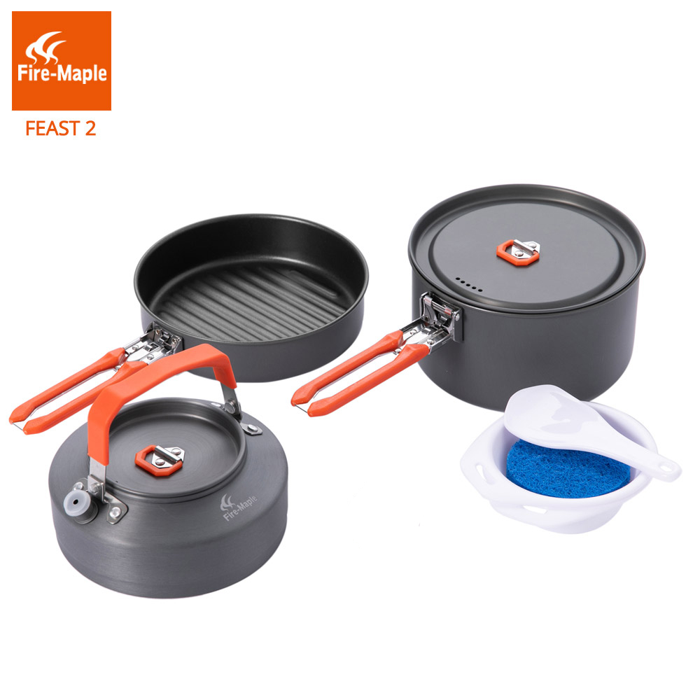 Fire Maple Picnic Pot Pan Set  - Camping Cooking Set 2 Person recension och pris