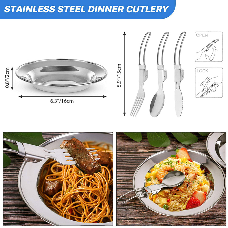 1 Set Outdoor Pot Pan Camping  - Camping Cooking Cup recension och pris