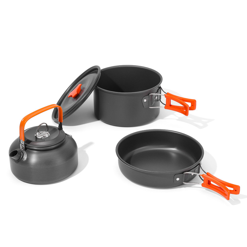 Outdoor Camping Cookware Set f - Camping Cooking Set 2 Person recension och pris