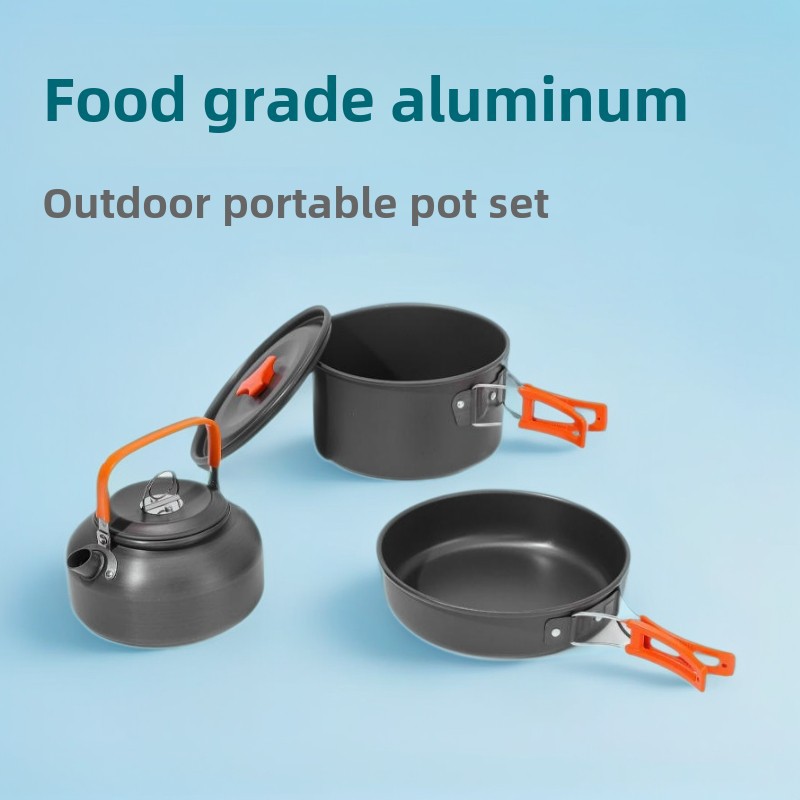 Outdoor Camping Cookware Set f - Camping Cooking Set 2 Person recension och pris
