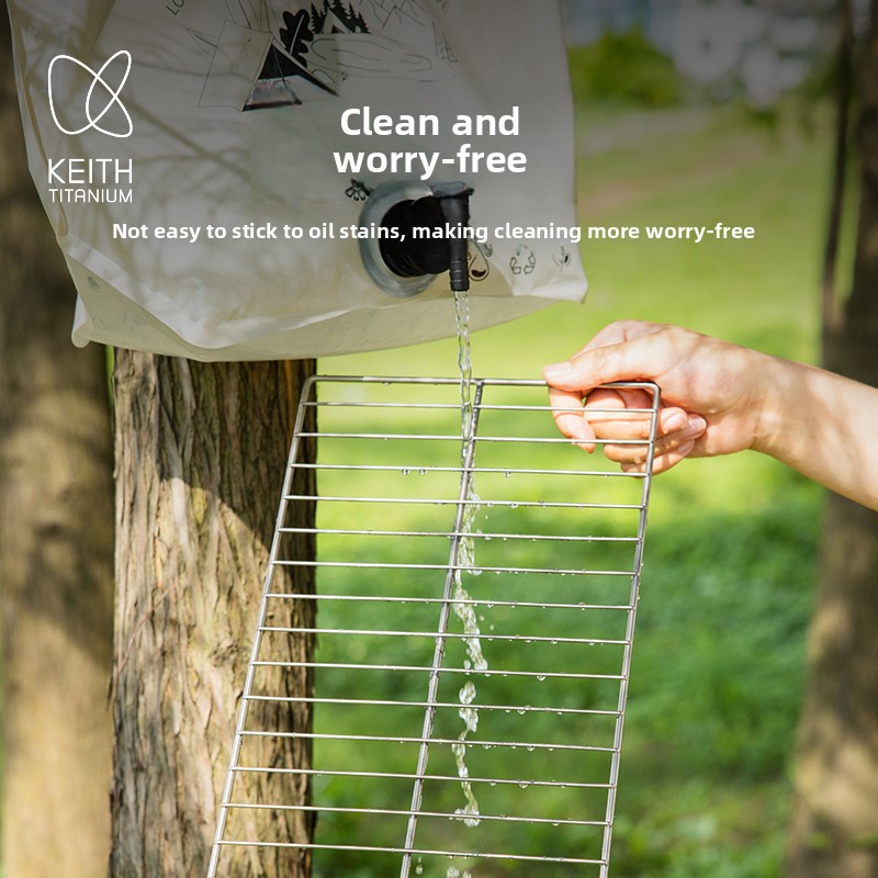 KEITH Pure Titanium Barbecue G - Camping Cooking Rack recension och pris