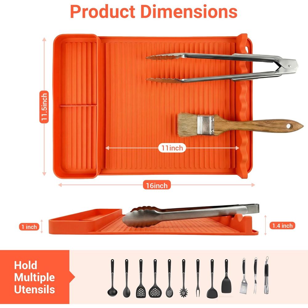 Heat Resistant Silicone Grill  - Camping Cooking Bbq recension och pris