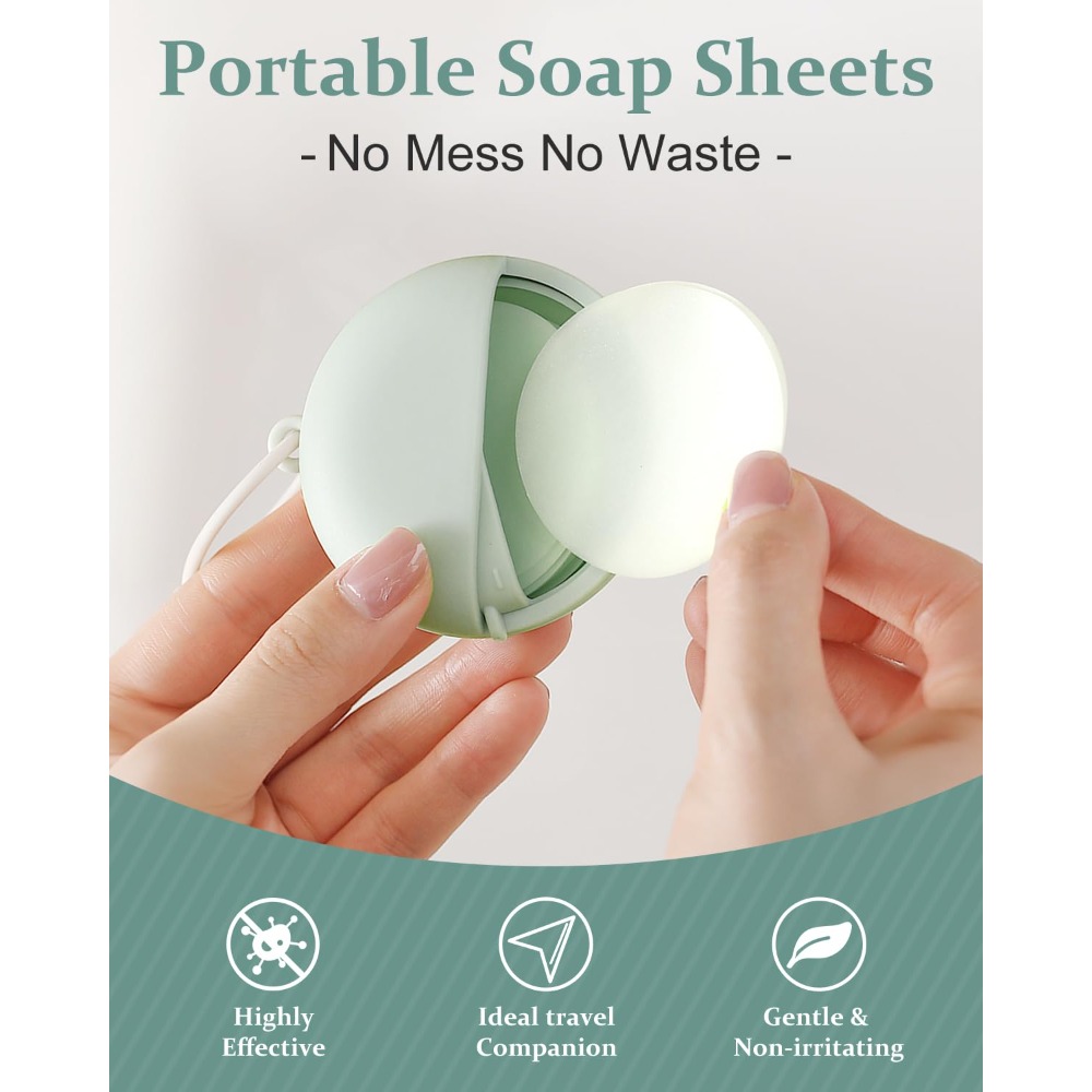 50 Sheets Hand Soap Sheets for - Biodegradable Soap Camp recension och pris